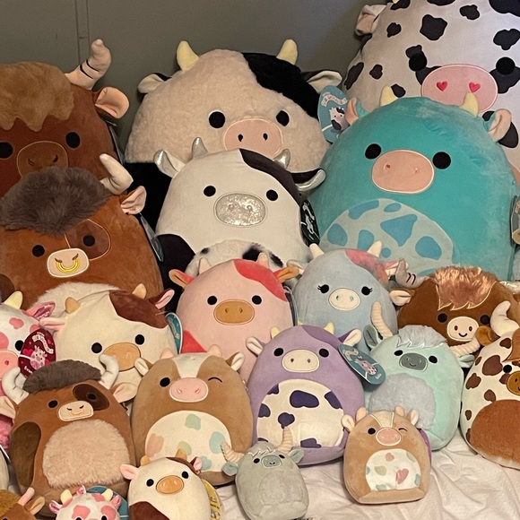 NWT Squishmallows cow collection - Picture 3 of 4